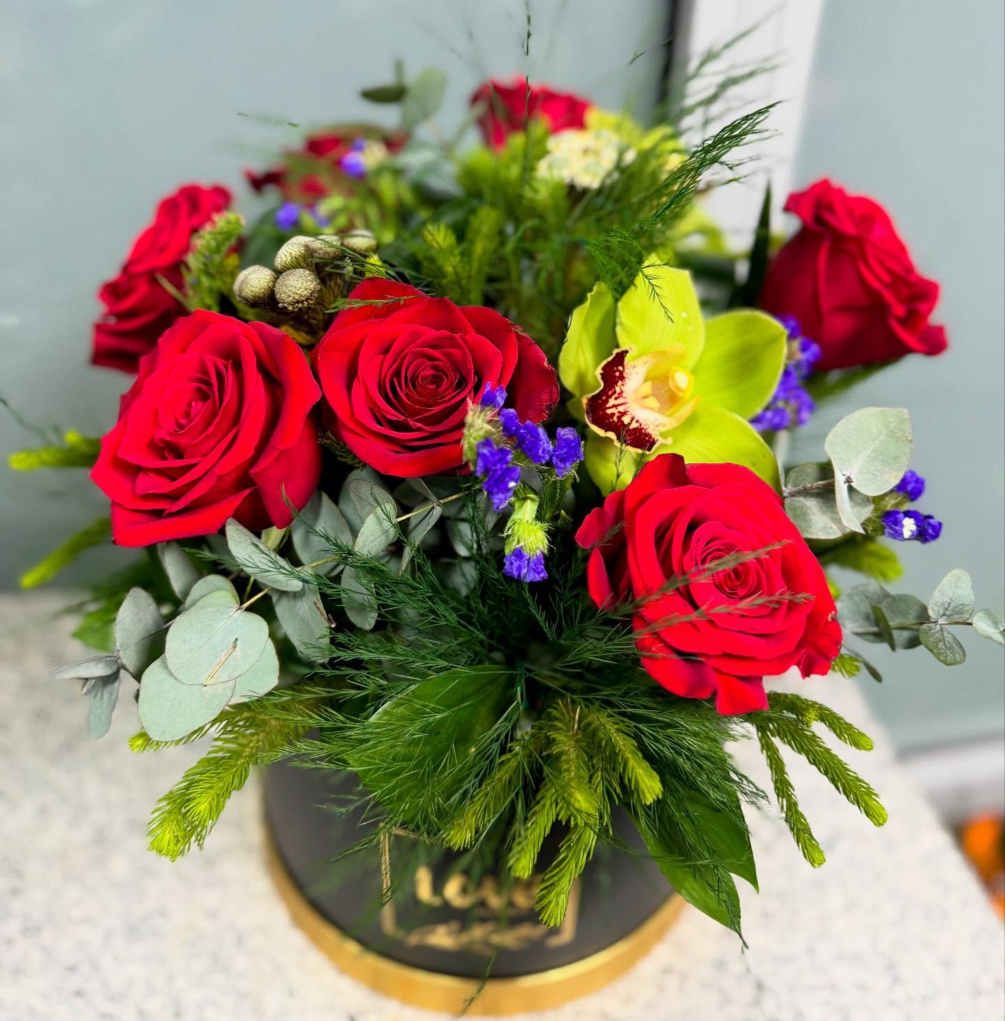 Romantični box — flower box Podgorica, Cvjećara Anturijum